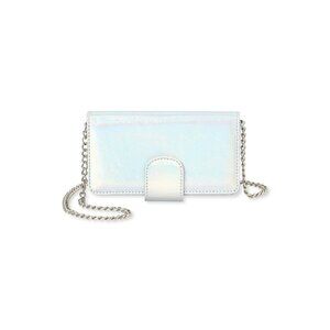 NWT No Boundaries Women’s Faux Leather Shinny Pearl Stylish Phone Crossbody Bag